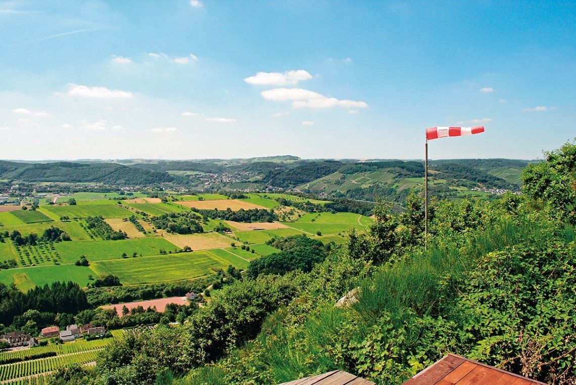 Blick vom Bockstein ins Tal