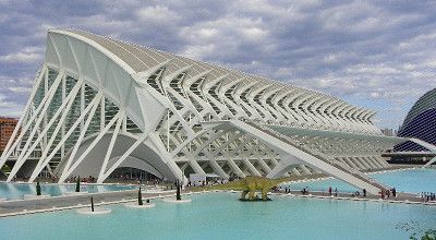 Architektur naturwissenschaftliches Museum in Valencia 
