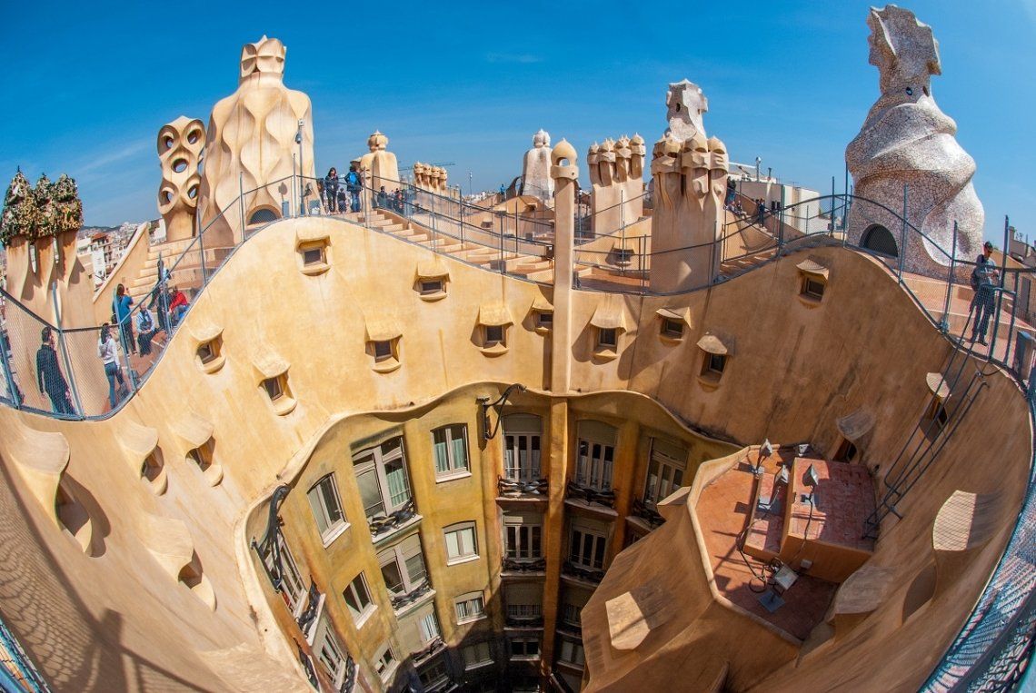 Gaudi-Architektur in Barcelona
