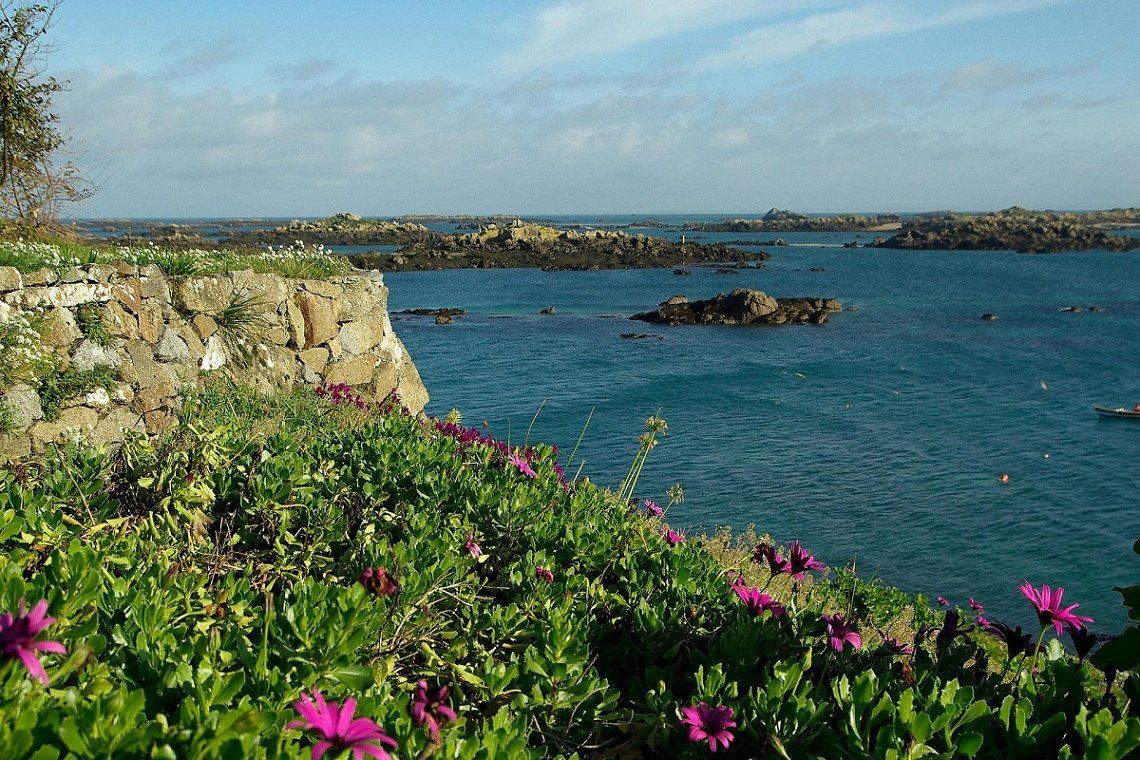 The Chausey Islands in Normandy