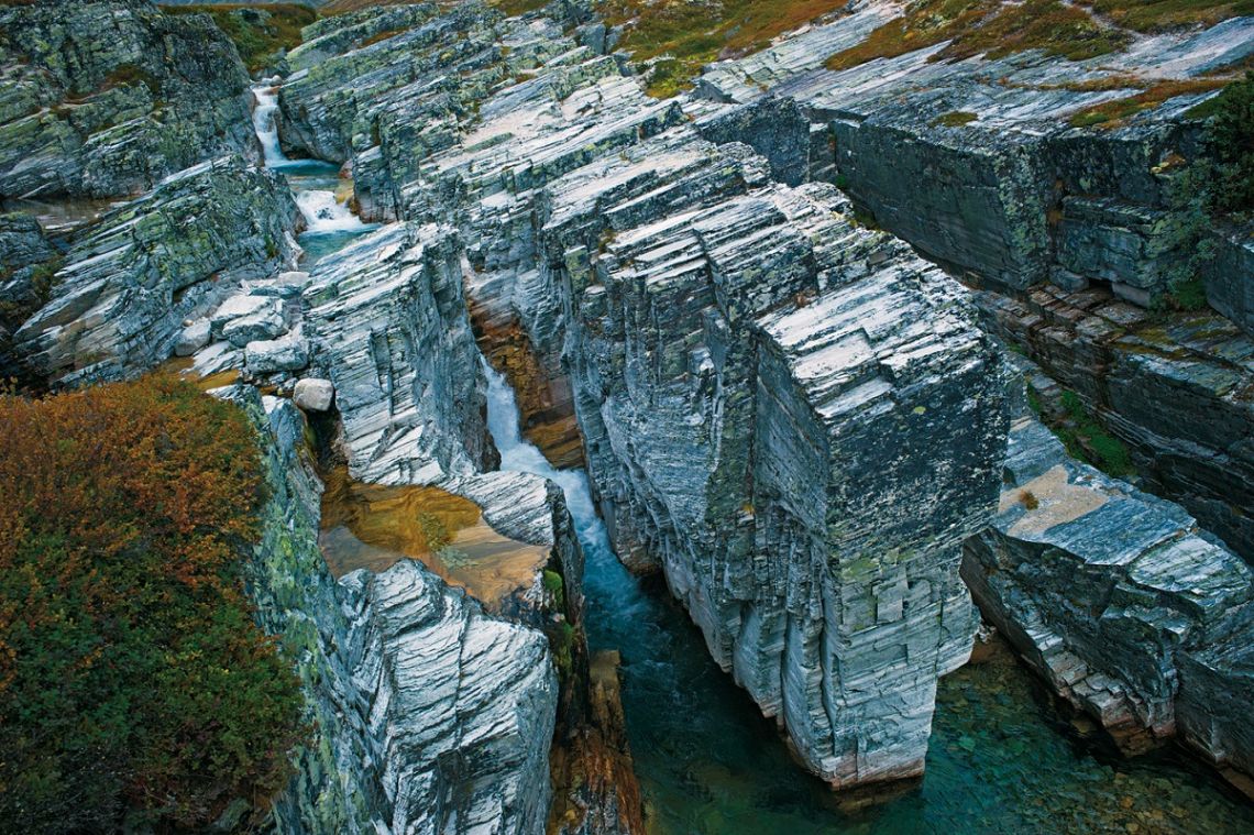 Norwegen Rondane Canyon Imbertglupen