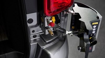 Aussenanschluesse für Wasser, Gas und Strom beim Crosscamp EXPLR