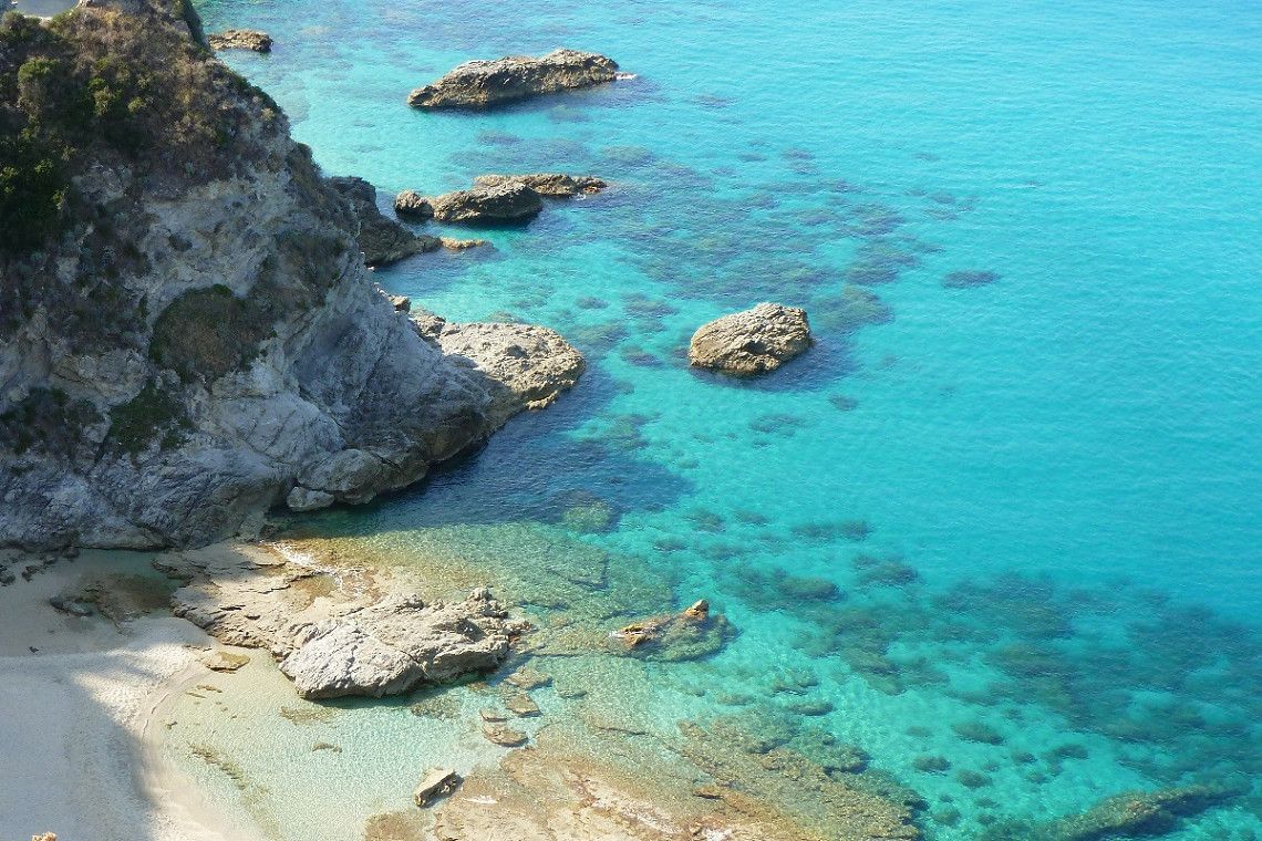 A bay on the Tyrrhenian coast in Calabria