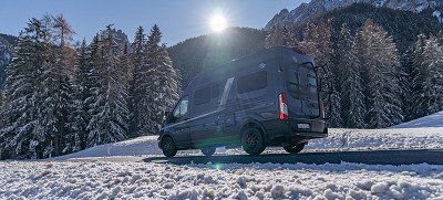Mit Wohnmobil und Wohnwagen sicher im Winter fahren - FREEONTOUR