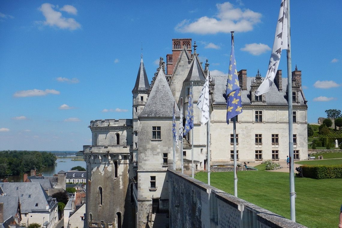 Schloss Amboise im Loiretal, Frankreich