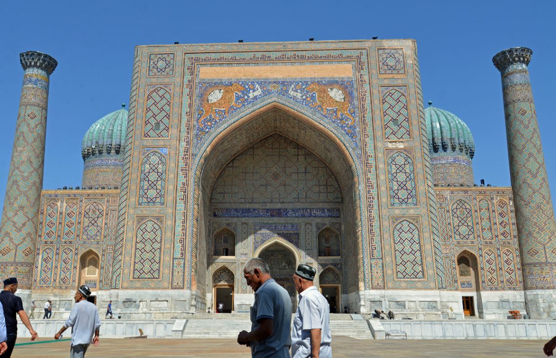 Sherdor Medrese in Samarkand, Usbekistan