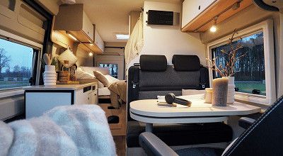LMC Campervan Innovan Pure von innen in der Serienausstattung