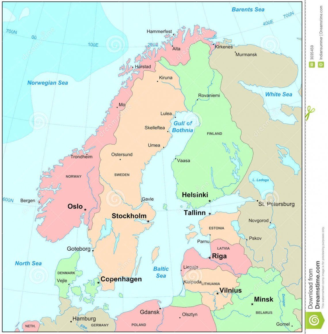 Rondreis Scandinavië (Denemarken, Noorwegen, Zweden, Finland)