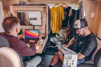 Mobiles Homeoffice im Sunlight Wohnmobil