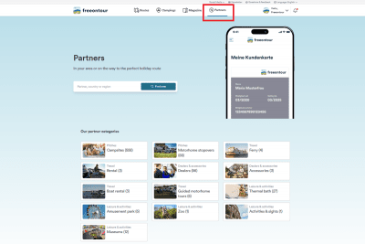 Webview Freeontour partners