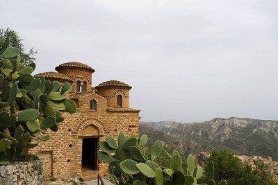 A cross-in-square church in Stilo, Calabria