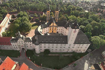 Residenzschloss Bad Mergentheim aus der Vogelperspektive