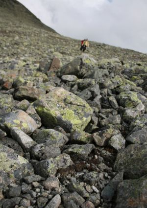 Descent Mugnetind Valdres Norway