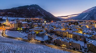 Winter wonderland holiday in Chur, Switzerland