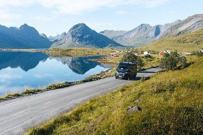 Dethlefs camper van in Norway