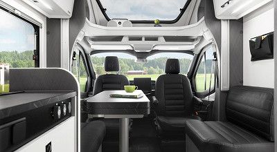 Face-to-Face Sitzgruppe im Etrusco Wohnmobil V 6.8 SCF
