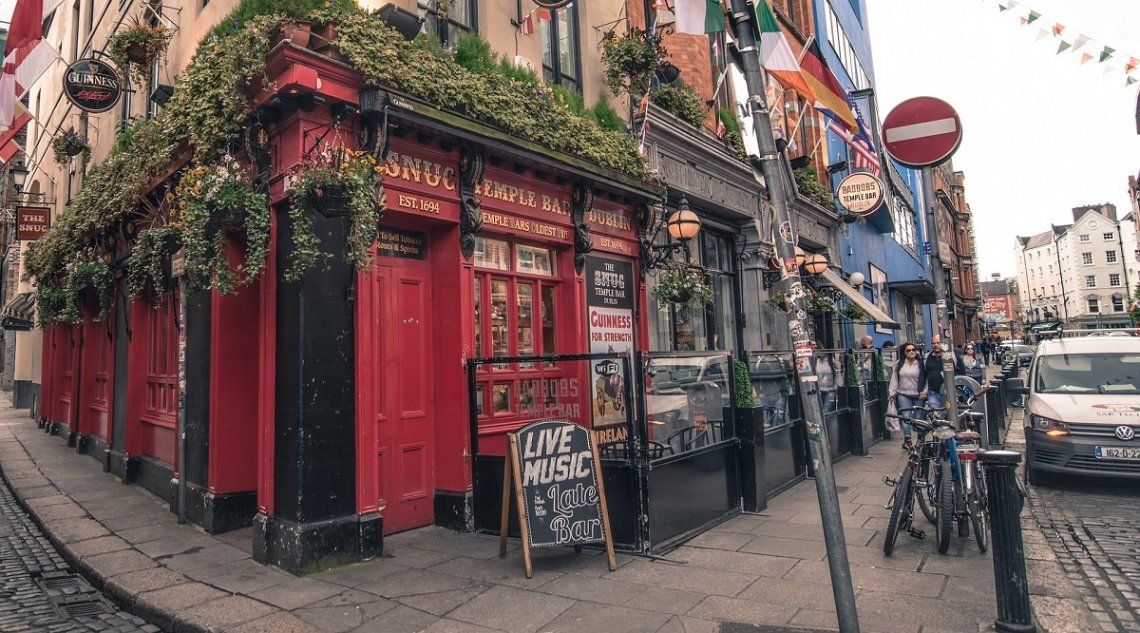 Pub im Bezirk Templebar in Dublin