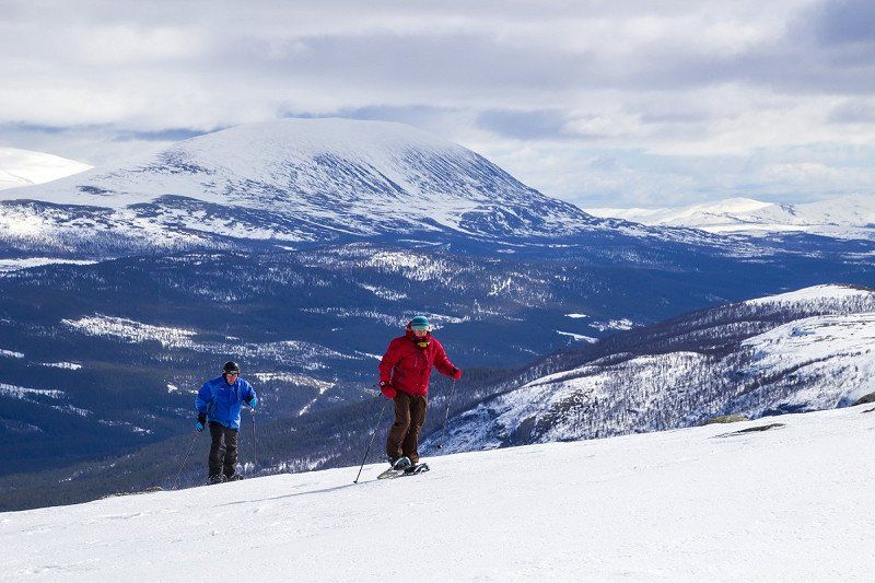 Wintercamping in Norwegen im Frühling: Winteraktivitäten in Jotunheimen