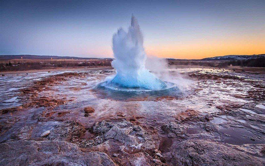 geyser on Iceland