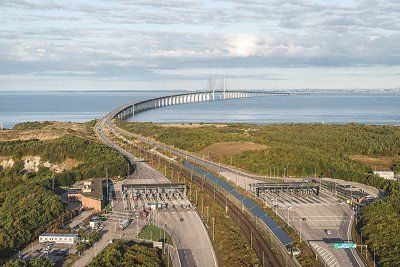Öresund Bridge Malmö-Lernacken toll station