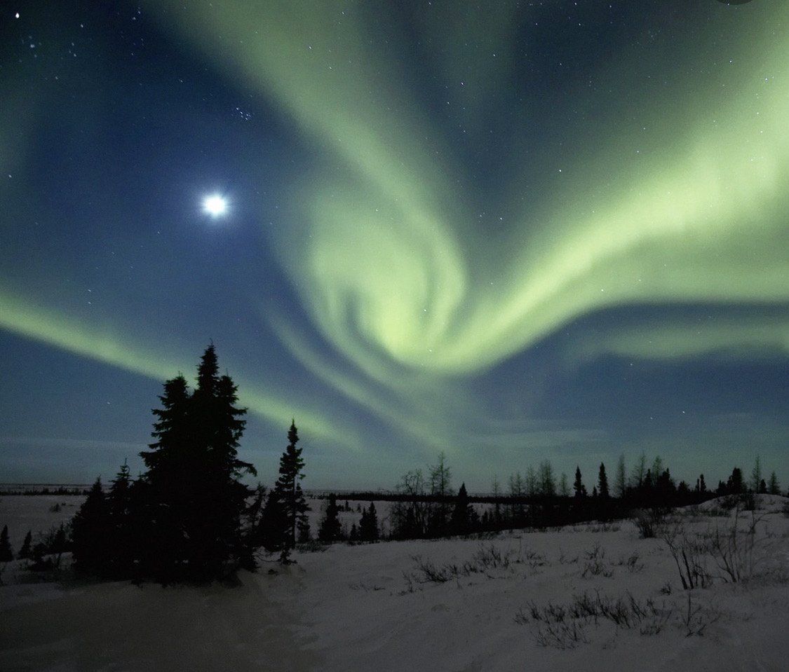 Winter camping - the search for the Northern Lights