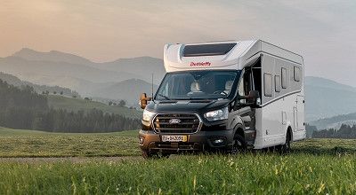 Dethleffs Wohnmobil Just Go Active im Sommer im Allgaeu