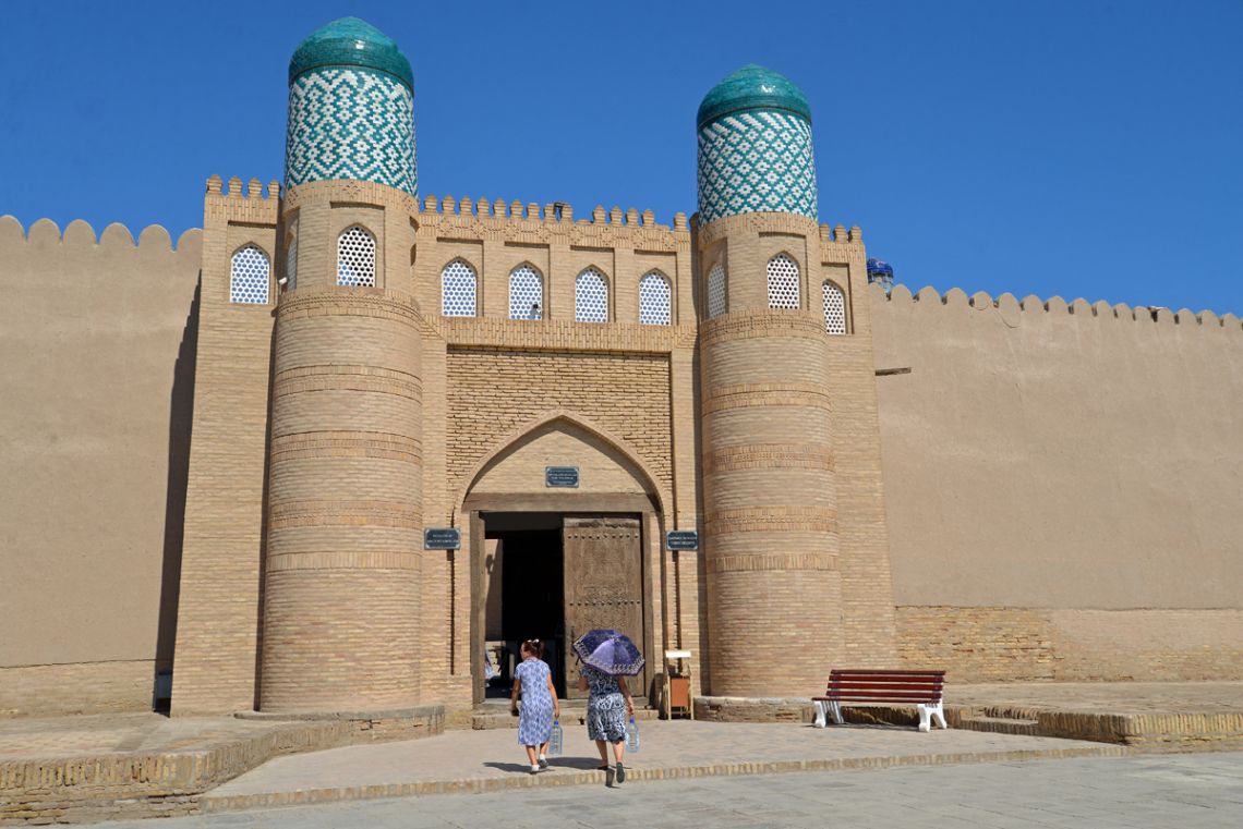 Stadtmauer Khiva Usbekistan