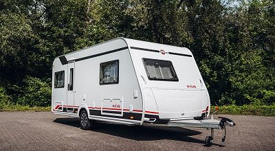 Wohnwagen Bürstner Premio Skyline 460 TS von aussen