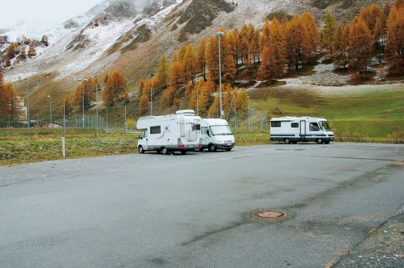 Wohnmobilstellplatz Samnaun