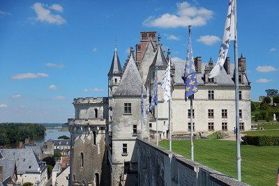 Slot Amboise in de Loire-vallei, Frankrijk 