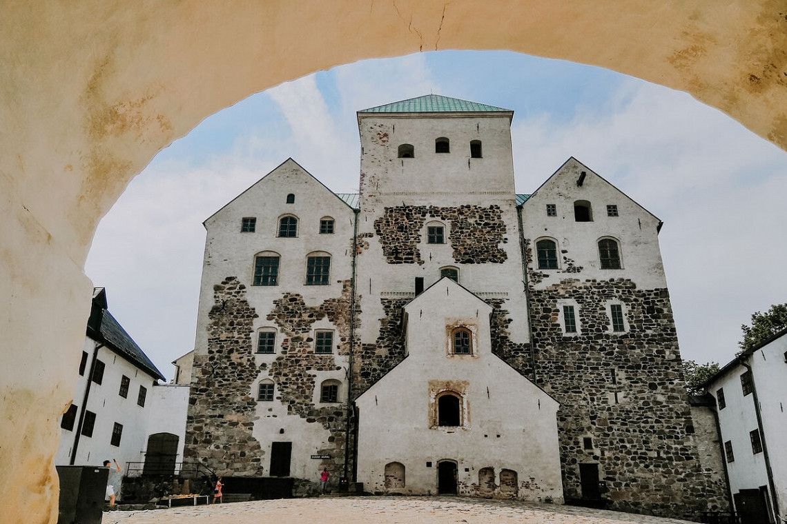 Mittelalterliches Schloss Turun Linna in Turku