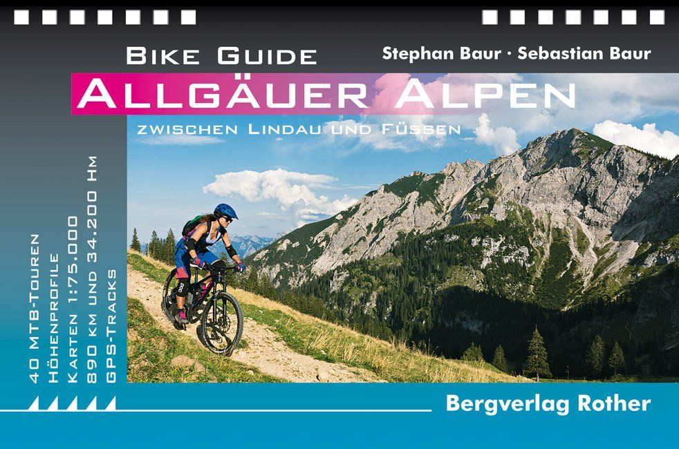Buchcover Rother Bike Guide Allgäuer Alpen