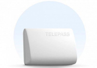 Mautbox Go by Telepass in weiß