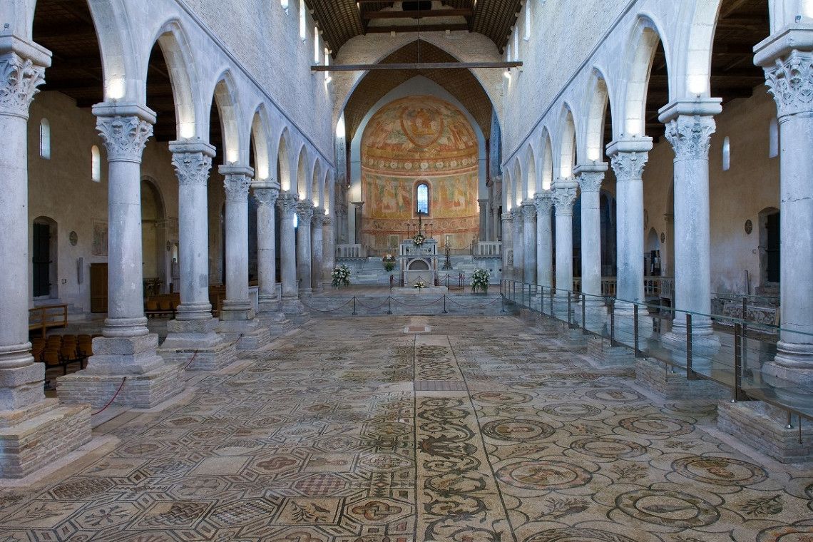 Theodorische Mosaiken in der Basilika von Aquileia