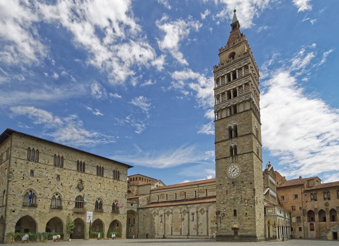 The Cathedral of San Zemo in Pistoia, Italy