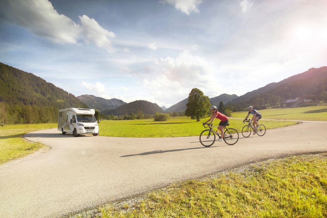 Wohnmobil Dethleffs Fahrräder