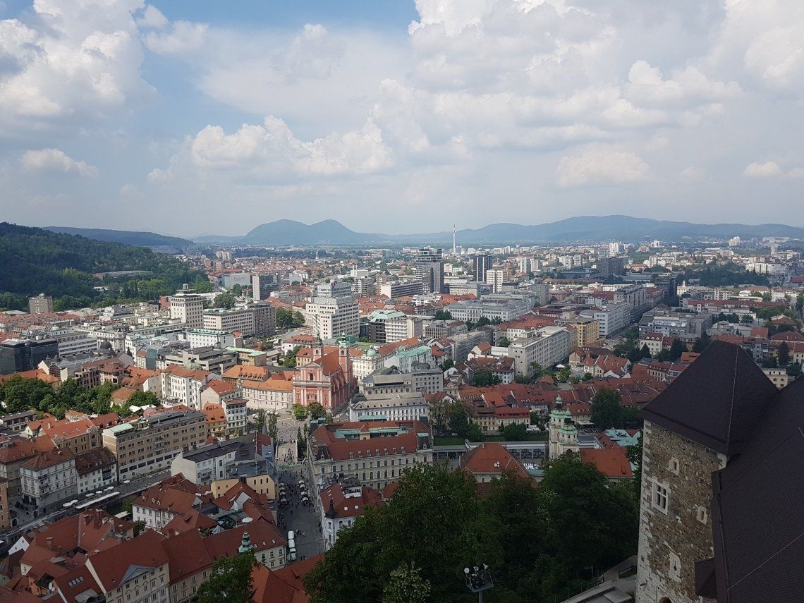 De Sloveense hoofdstad Ljubljana De Sloveense hoofdstad Ljubljana