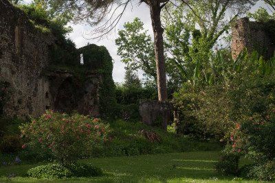 View into the garden of Ninfa