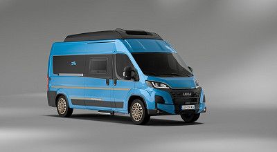 Laika Campervan Ecovip Performance mit Außendesign Azzurro Portofino