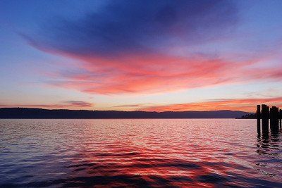 Sonnenuntergang am Bodensee