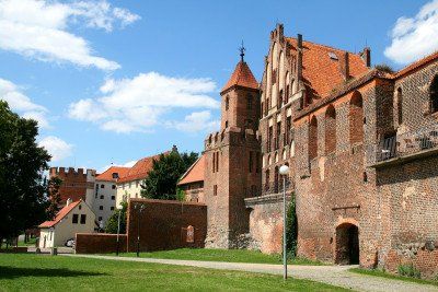 Teil der historischen Stadtmauer von Torun