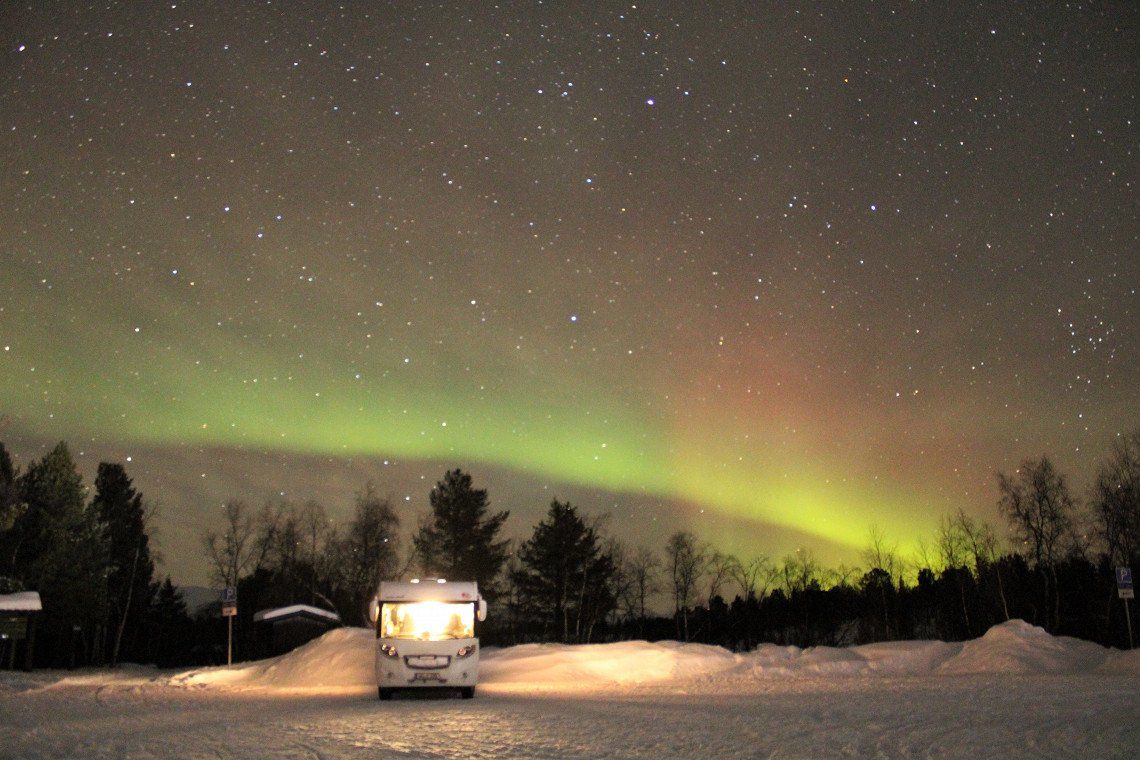 Experience the northern lights at Kiruna or Rovaniemi