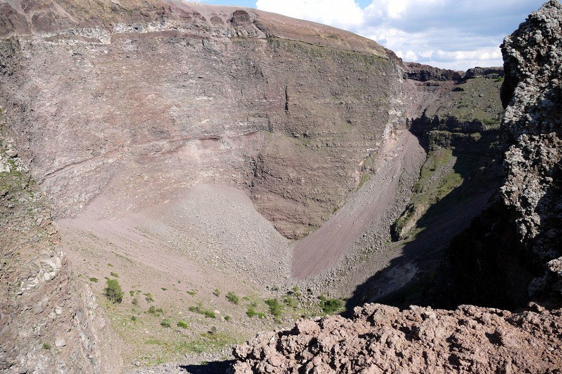 Krater des Vesuvs, Italien