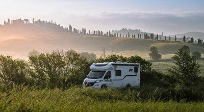 A camping holiday on a farm in Italy