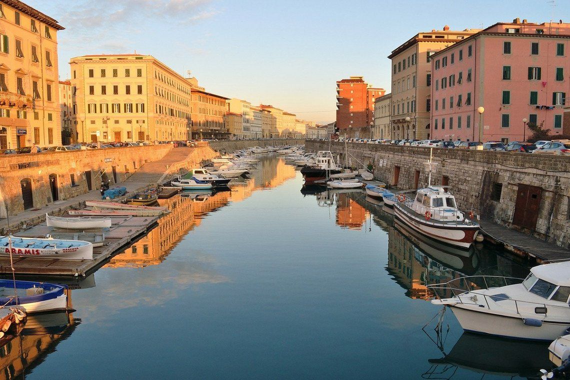 Altstadt Livorno Kanal