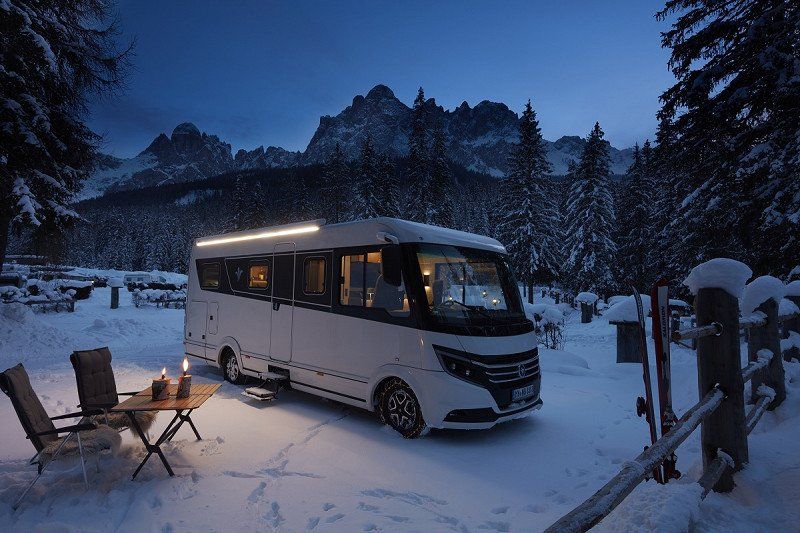 Which motorhomes are suitable for winter camping?