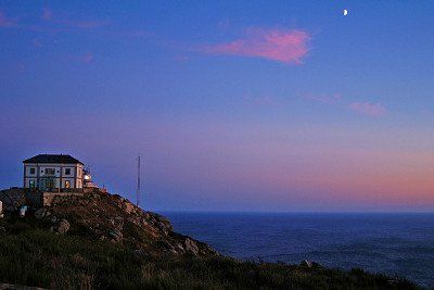 Cape Finisterre at sunset