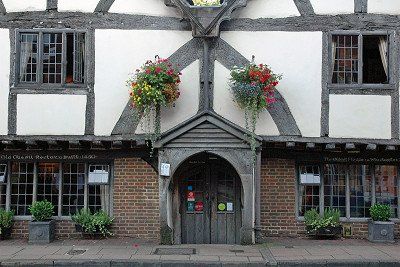 Old Chesil Rectory in Winchester von aussen