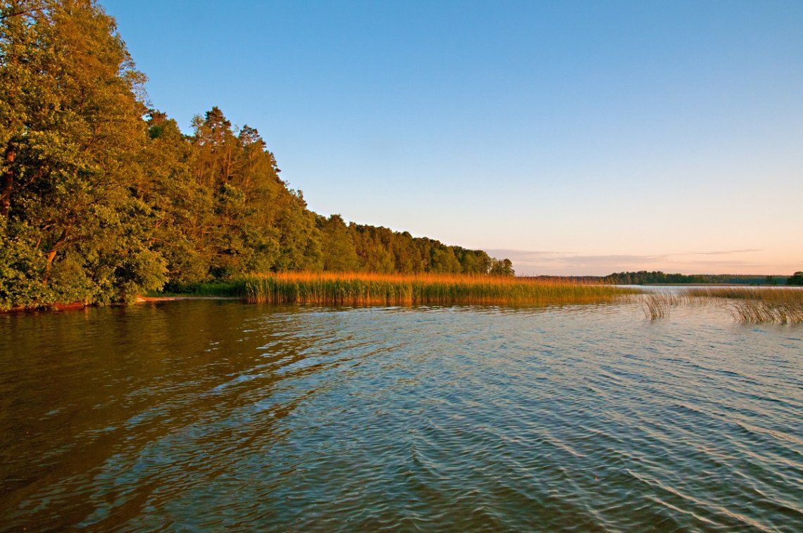 Lake in Masuria in autumn