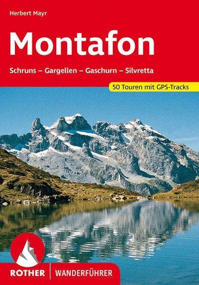 Ansicht Buchcover Rother Wanderführer Montafon